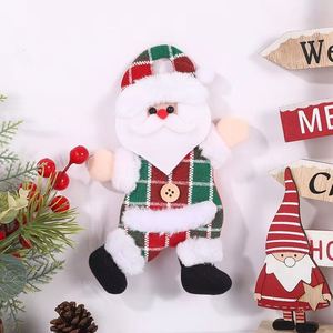 Factory Wholesale Luxury Fabric <b>Christmas</b> Ornaments Modern Santa Reindeer Snowman Designs Bulk Custom Hanging Decor Low MOQ - Product Image 3