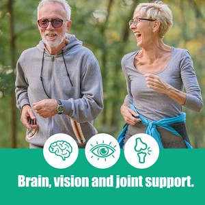 Complément Alimentaire Végétalien Oméga-3 et Coenzyme Q10 en Gélules Molles pour la Santé Cognitive et Oculaire des Adultes, Prix de Gros, 120 Gélules - Product Image 4