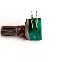 Potentiomètre rotatif à film de carbone Terwin, double canal, horizontal, moleté et à axe en D, 9 mm, prix usine