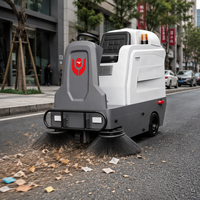 Nettoyeur de sol électrique autoporté CleanHorse M2, largeur de balayage 1200 mm, efficacité 7200/h pour les allées des usines textiles/de vêtements