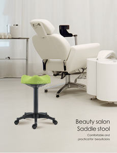 Oficina en casa <span class=keywords><strong>Dental</strong></span> Doctor Belleza Médico Silla de oficina Silla de taller de clínica Silla de montar Estilo giratorio Taburete rodante ajustable alto - Product Image 2