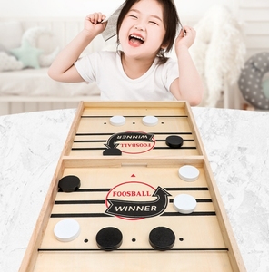 Table de baby-foot SLT à <span class=keywords><strong>action</strong></span> rapide, jeu de hockey sur air en <span class=keywords><strong>bois</strong></span> Super Winner - Product Image 1