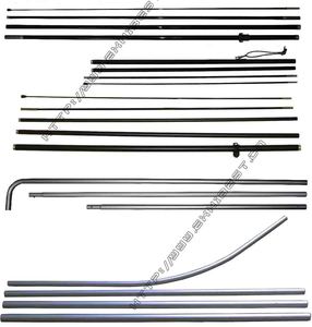 Mât de drapeau à plumes de 4,5 m en aluminium et fibre de verre pour l'extérieur, idéal pour les événements festifs, la décoration de magasins et les <span class=keywords><strong>activités</strong></span> commerciales. - Product Image 6