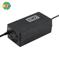Chargeur universel CE ROHS 48V12Ah pour batterie au lithium avec charge rapide pour vélos électriques, trottinettes électriques et deux-roues