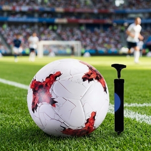 Balones de Fútbol Talla 5 con Patrón de Grietas Rojas, Estilo Único de Vidrio Roto, Balón de Fútbol de PU/TPU, Balón de Entrenamiento Duradero para Deportes al Aire Libre - Product Image 4