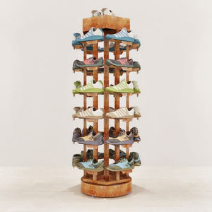 חנויות קמעונאיות יציב 24 יחידות מתלה מתלה מתלה מתכת מסתובבת - Product Image 1