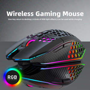 RGB 2.4GHz Có Thể Điều Chỉnh Không Dây Chuột Chơi Game Với 6 Tốc Độ Bánh Răng 7 Phím Thiết Kế Tiện Dụng Kết Nối USB Cho PC Máy Tính Máy Tính Xách Tay - Product Image 4