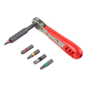 Miniature <b>Screwdriver</b> <b>Set</b> 25mm Length Reversible Ratchet Magnetic <b>Bits</b> For Small Spaces DIY Tool <b>Set</b> - Product Image 2