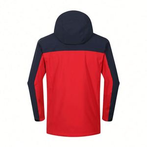 Veste coupe-vent légère pour homme, 3 couches, imperméable, avec logo personnalisé - Product Image 2