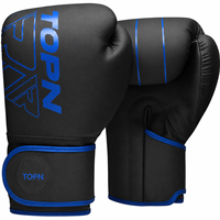 Gants de boxe professionnels en cuir PU de haute qualité avec fermeture auto-agrippante pour Muay Thai, MMA, entraînement, sparring, sac de frappe, personnalisables