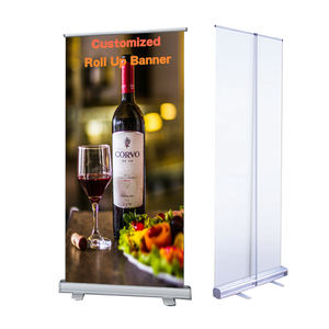 Haute qualité PVC Vertical 200x80cm publicité bannière support rétractable et Portable intérieur personnalisé enrouler panneau d'affichage - Product Image 3