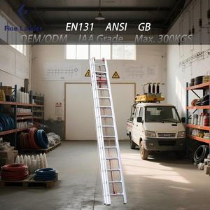 Personalizar longitud 9 <span class=keywords><strong>metros</strong></span> 12m 15M rescate lucha contra incendios <span class=keywords><strong>aluminio</strong></span> <span class=keywords><strong>3</strong></span> secciones escaleras - Product Image 1