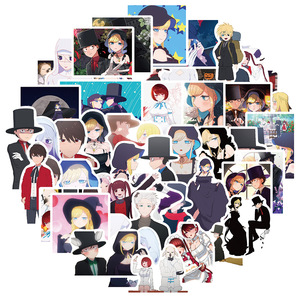 50 autocollants TV <span class=keywords><strong>Anime</strong></span> Shinigami Bocchan to Kuro Maid, le duc de la mort et sa demoiselle d'honneur - Product Image 1