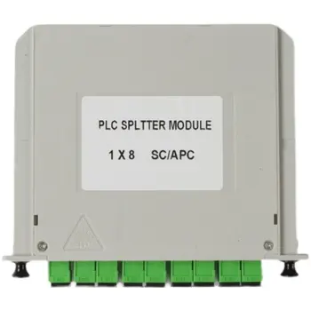 جهاز الفاصل PLC لوضع بطاقات الـ SC/APC LGX بالألياف البصرية 1*8