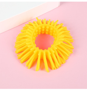 Wholesale Soft Spiky Hair <b>Ring</b> Fidget Bracelet Multicolor <b>Stretch</b> Sensory Wrist Band Stress Relief Toy for Children - Product Image 1