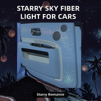 Film de toit de voiture romantique à fibres optiques décoratives effet ciel étoilé de haute qualité 0,5 mm pour portes 12V Garantie 3 ans