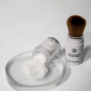 Polvo suelto vegano de etiqueta privada, protector solar facial <span class=keywords><strong>SPF</strong></span> <span class=keywords><strong>50</strong></span>, brocha en polvo, maquillaje, base en polvo - Product Image 2