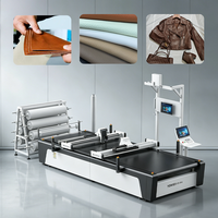 Máquina de Corte CNC 1616, Área de Recolección de Materiales + Área de Corte, Alta Precisión y Eficiencia para Cortar Materiales de Calzado