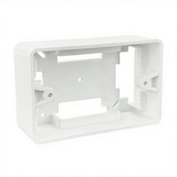 Boîtier de jonction en PVC ignifuge à montage en saillie, simple module, norme américaine, pour interrupteur et prise, approvisionnement transfrontalier Chine