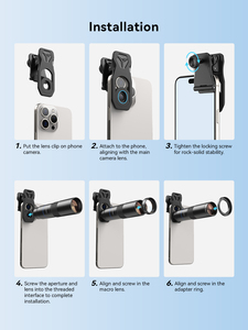 <span class=keywords><strong>APEXEL</strong></span> Nouvel objectif macro téléobjectif 10X <span class=keywords><strong>Zoom</strong></span> 200 mm, multicouche, nouveau verre ED pour la prise de vue sur téléphone portable - Product Image 6