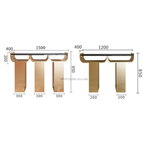 Latest Design Europe Modern Tv Video Games Luxury Design Book Shaped Side <b>Table</b> Furniture <b>Gold</b> Metal <b>Console</b> <b>Table</b> 068 Book Shap - Product Image 5