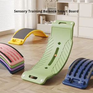 Planche d'équilibre en plastique, planche intelligente, balançoire pour enfants, multifonctionnelle, courbée, entraînement sensoriel, utilisation intérieure, planche d'équilibre pour bébé - Product Image 2