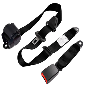 Ceinture de sécurité professionnelle rétractable à 3 points en polyester R200 ECE E24 avec confort et sécurité améliorés - Product Image 1