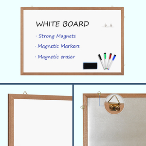 <span class=keywords><strong>Cadre</strong></span> <span class=keywords><strong>en</strong></span> bois massif personnalisé de bonne qualité, effaceur magnétique à sec, tableau blanc <span class=keywords><strong>en</strong></span> liège pour écrire des marqueurs - Product Image 4