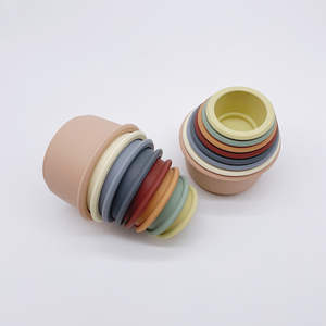 8 Chiếc Có Số & Mẫu Xếp Chồng Cốc Đồ Chơi Xây Dựng Cho Bé, Cốc Lồng Trẻ Mới Biết Đi - Product Image 4