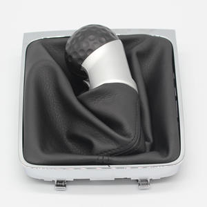 Poignée de levier de vitesses Volkswagen Passat B6, manuelle, en cuir, 5 ou 6 vitesses, ergonomique, pièce de rechange FCXN D70 - Product Image 4