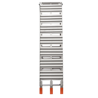 Rampes en aluminium portatives pour les escaliers et le chargement d'handicap