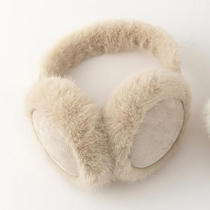 Cache-Oreilles de Vélo d'Hiver Chauds et Confortables en Peluche Duveteuse Fausse Fourrure pour Ski pour Femmes et Dames - Product Image 6