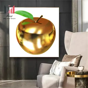 Golden Apple Wand kunst Bilder und Drucke machen mehr Geld am besten Wünsche Wand kunst Postes Leinwand Malerei für zu Hause Wohnzimmer Dekor