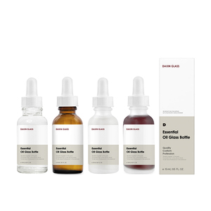 Bán Sỉ 1Oz 30Ml 60Ml Boston Chai Thủy Tinh Tinh Tinh Dầu Trong Suốt Chai Nhỏ Giọt Mỹ Phẩm Kèm Hộp Đóng Gói - Product Image 1