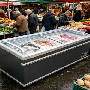 Compact Design Stationary Ice Cream Retail <strong>Freezer</strong> Supermarket Cold Display <strong>Freezer</strong> Island <strong>Freezer</strong> for Supermarket <strong>Refurbishment</strong> - Product Image 1