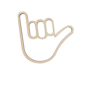 สติ๊กเกอร์ติดผนังลายท่าทางมือไม้ ของตกแต่งผนังสร้างสรรค์สำหรับห้องเด็กเล่น อุปกรณ์ประกอบฉากถ่ายภาพ สไตล์นอร์ดิก มีสินค้าพร้อมส่ง - Product Image 4