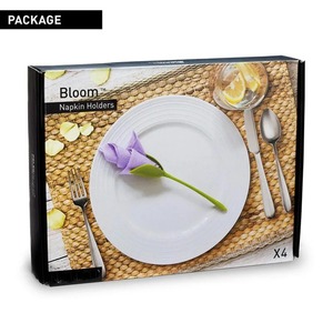 Napkin Holders Floral Napkin Folding Kit Simple Rose Design <b>Table</b> Setting Accessory Easy DIY Romantic <b>Table</b> Decor - Product Image 6