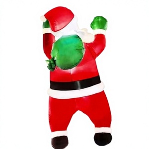 Décoration de jardin gonflable de Noël de qualité supérieure, Père Noël gonflable de 8 pieds avec lumières LED pour l'extérieur, jardin, pelouse - Product Image 1