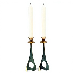 Candelabro Moderno de Hierro, Portavelas Decorativo de Metal, Decoración para el Hogar, Bodas, Fiestas, Hoteles, Restaurantes, Exhibición de Mesa, Navidad - Product Image 1