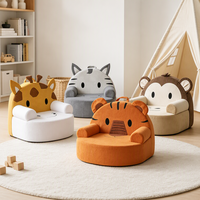 Tier-Kinder-Sofa-Sessel Kleinkind-Sessel Niedlicher Cartoon-Sitz für Kinderzimmer Kinderzimmer Spielzimmer