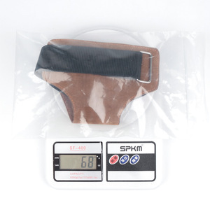 Empuñaduras de mano para <span class=keywords><strong>gimnasia</strong></span>, levantamiento de pesas, empuñaduras de cuero con soporte para muñeca, protección de Palma, guantes de Fitness, 2 uds. - Product Image 6