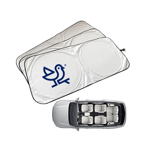 Xiangta Universal Tyvek parasole <span class=keywords><strong>parabrezza</strong></span> per finestrino anteriore panno pieghevole argento nero vari modelli di auto tra cui - Product Image 4