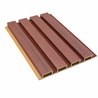 Panneau de grille extérieur léger en WPC ASA, profil 200 mm, projet conteneur d'exportation WYRAX