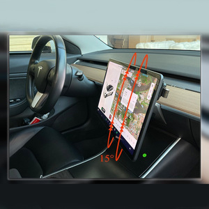ขายึดปรับจอแสดงผล Tesla รุ่น LKT103 ทำจากอะลูมิเนียมอัลลอยด์และ ABS แบบหมุนได้ สำหรับหน้าจอสัมผัสระบบนำทางกลางของรถยนต์รุ่น 3 และ Y - Product Image 2