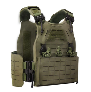 Quick release tactical <strong>vest</strong> laser cutting <strong>Molle</strong> armor plate harness camouflage equipment, suitable for outdoor hunting training - Product Image 6