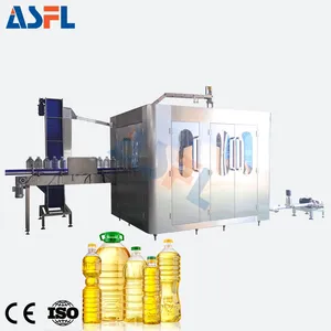 Garrafa De Plástico Automática Vegetal Girassol Coco Amendoim Cozinhar Olive Palm Comestível Oil Filling Machine