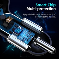 Nouveau chargeur rapide USB 53W 4 ports PD 20W QC 3.0 3.1A Muliti Port USB C Type C chargeur de téléphone de voiture à charge rapide