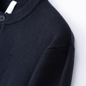 Suéteres de Punto para Hombre de Alta Calidad, con Logotipo Personalizado OEM, Cierre de Botones, Estilo Casual Otoñal, Manga Larga - Product Image 3