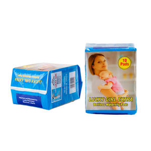 Serviettes hygiéniques <span class=keywords><strong>post</strong></span>-<span class=keywords><strong>partum</strong></span> de haute qualité en gros, 40/50 cm, jetables, en coton biologique, sans ailes, pour femmes - Product Image 3