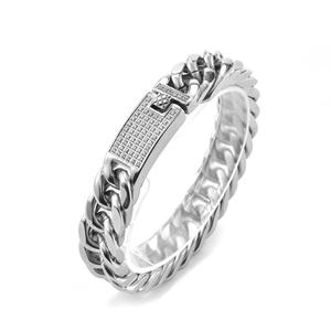 2025 High Quality Custom Fashion Luxury Stainless Steel <b>Men's</b> <b>Bracelet</b> Non Tarnish <b>Bracelet</b> With Clasp for <b>Men</b> Boys - Product Image 6